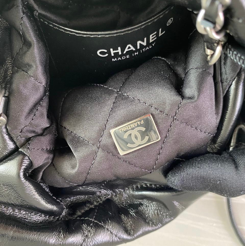 Bolso C 2-2 mini piel color negro