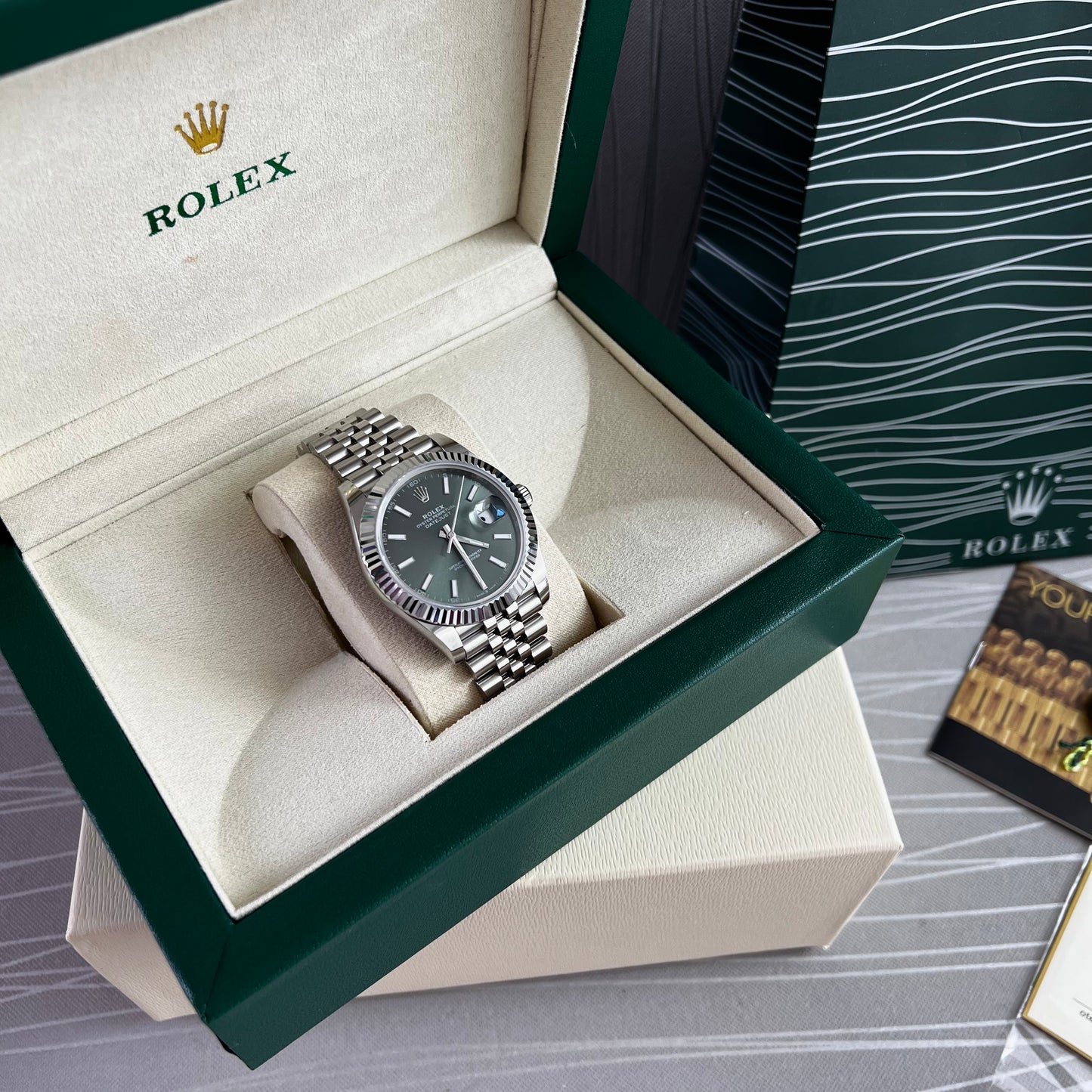 Reloj R acero inoxidable color verde
