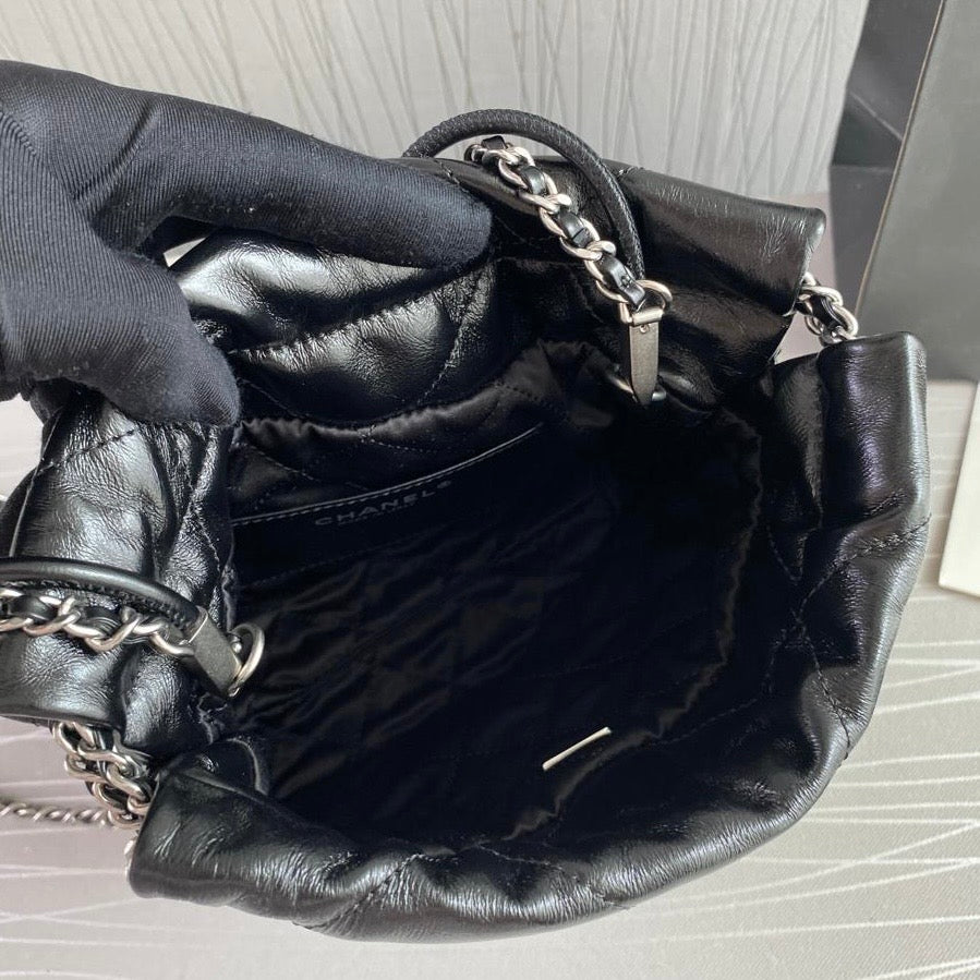 Bolso C 2-2 mini piel color negro