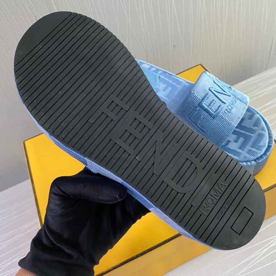 Sandalias F-endi color azul